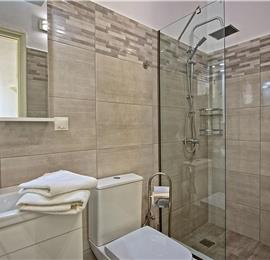 7 bedroom seafront luxury villa with pool & jacuzzi, near Acharavi, sleeps 14-15